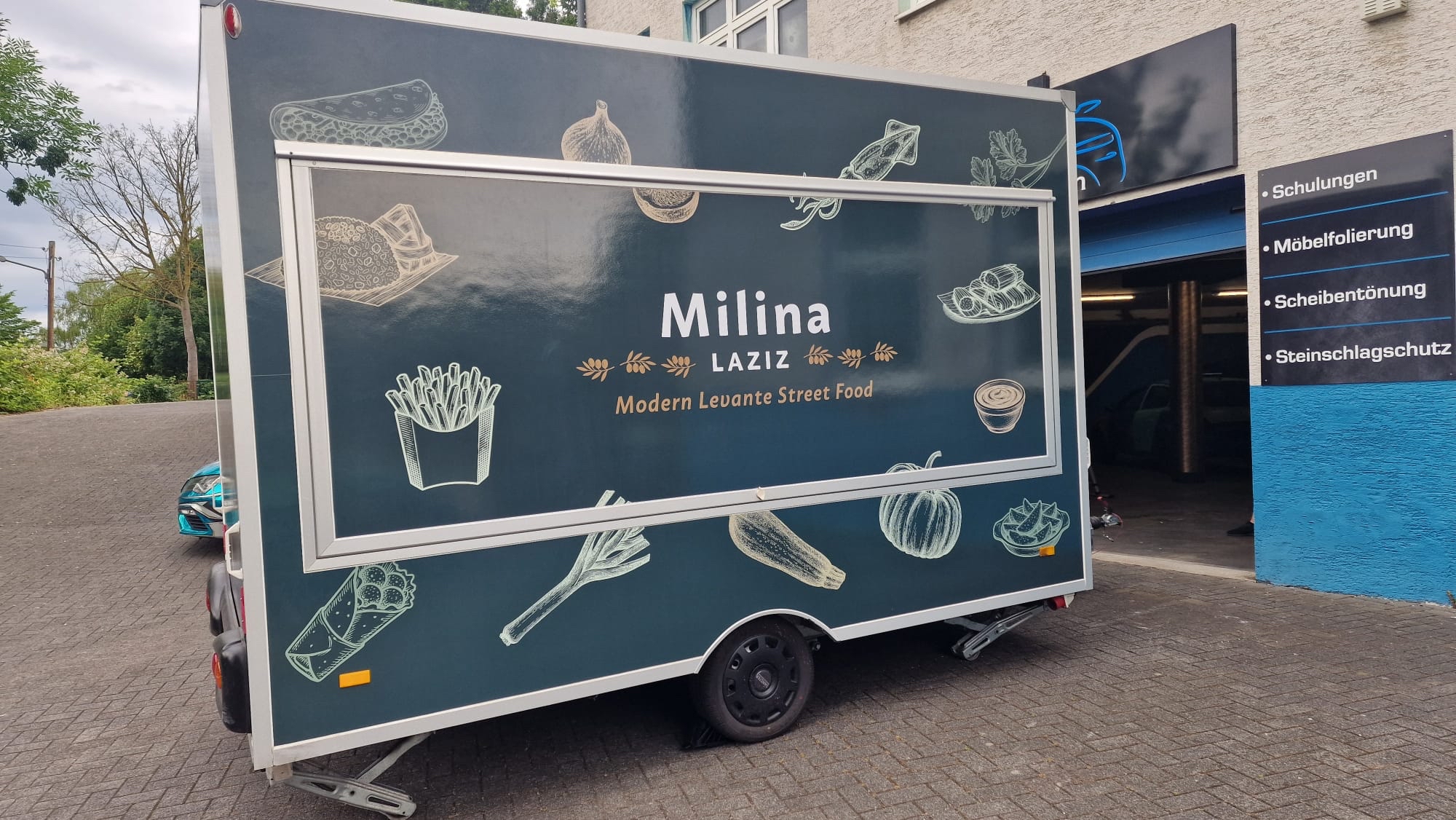 Milina Foodtruck – Frontansicht